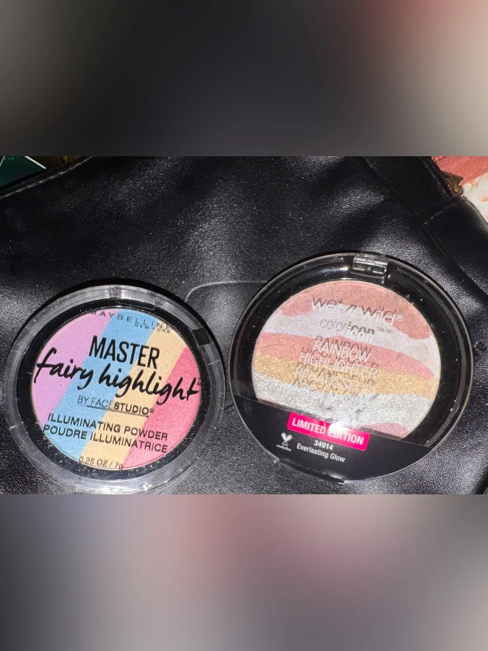 🆕 2️⃣ Rainbow Highlighters Master Fairy Highlight Wet N Wild LE Everlasting Glow